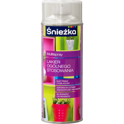 Multispray Lakier Ogólnego Stosowania połysk 400 ml bezbarwny