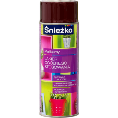 Multispray Lakier Ogólnego Stosowania połysk 400 ml bordowy