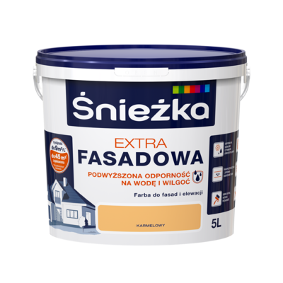 Farba fasadowa Extra karmelowy 5 l Śnieżka