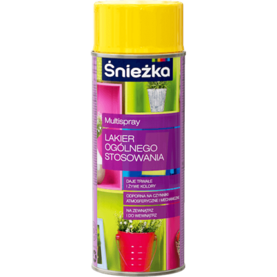 Multispray Lakier Ogólnego Stosowania połysk 400 ml żółty
