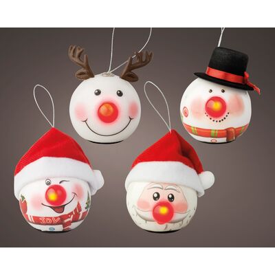Bombka LED 6,5 cm mix wzorów