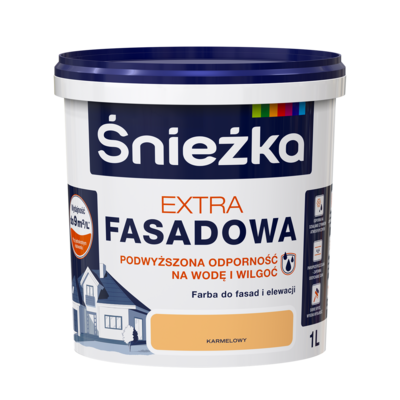 Farba fasadowa Extra karmelowy 1 l Śnieżka