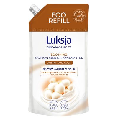 Mydło w płynie  Cotton zapas 400 ml Luksja