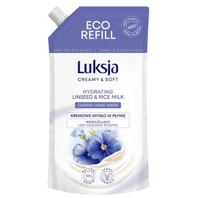 Mydło w płynie  Linseed zapas 400 ml Luksja