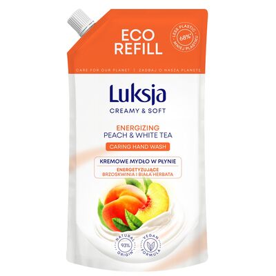 Mydło w płynie  Peach zapas 400 ml Luksja