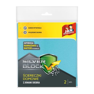 Ściereczki domowe Silver Block 2 sztuki Jan Niezbędny