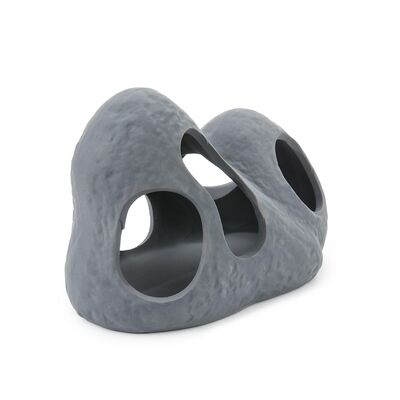 Skała z otworami czarna 11 cm U946