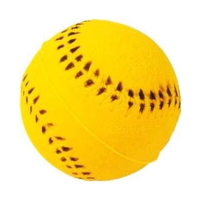 Piłka 40 mm baseball żółta