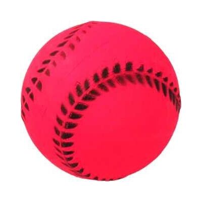 Piłka 72 mm baseball różowa