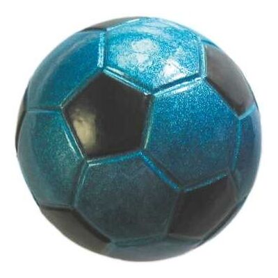 Piłka 72 mm football niebieska broka