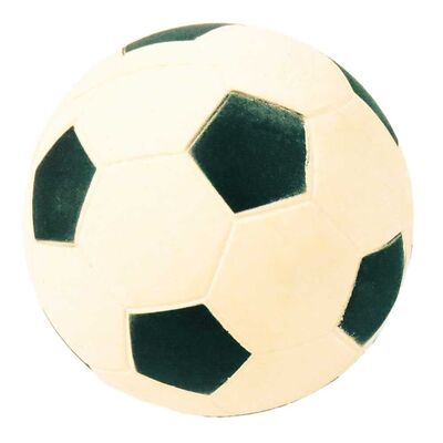 Piłka 90 mm football biało-czarna