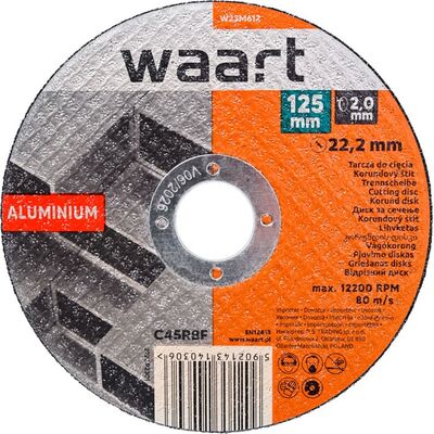 Tarcza korundowa do cięcia aluminium 125 x 2 mm Jufisto