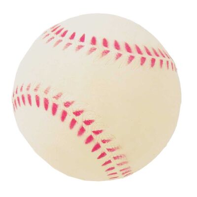 Piłka 90 mm baseball biała
