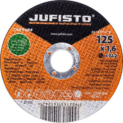 Tarcza do cięcia 125 x 1,6 x 22,2 mm beton Jufisto