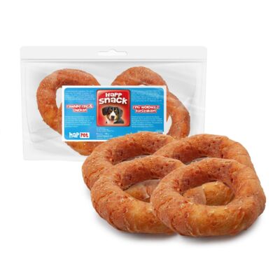 Ring wołowy z kurczakiem 4 sztuki GM85 Happet