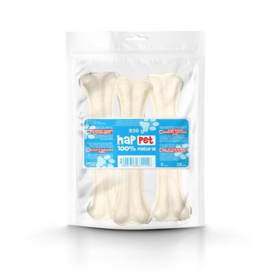 Kość prasowana biała 30 cm PB28 Happet