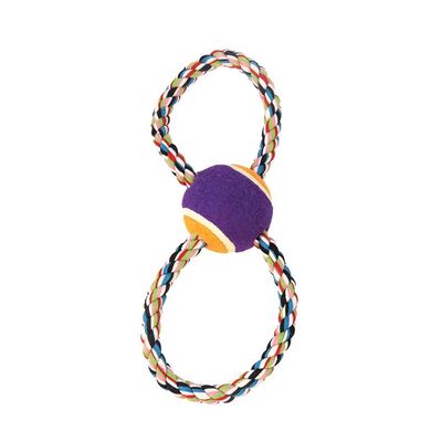 Zabawka 8-ka multikol + piłka tenis 28 cm Z699