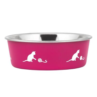 Miska dla kota różowa 12 cm / 0,24 l M177