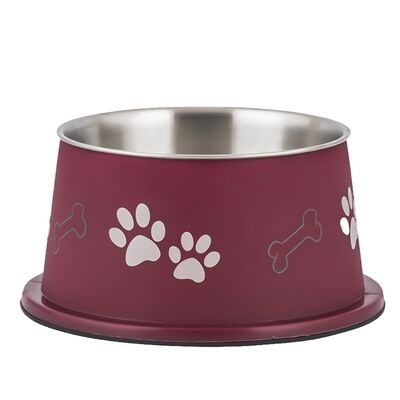 Miska Delux Spaniel czerwone 19 cm / 0,8 l M159