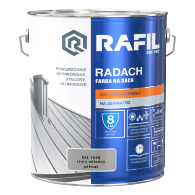 Farba na dach Radach szary okienny 10 l