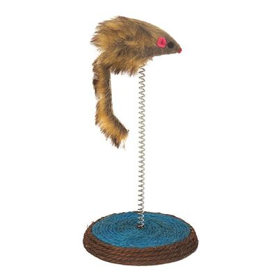 Zabawka sprężyna / myszka 12 cm K048