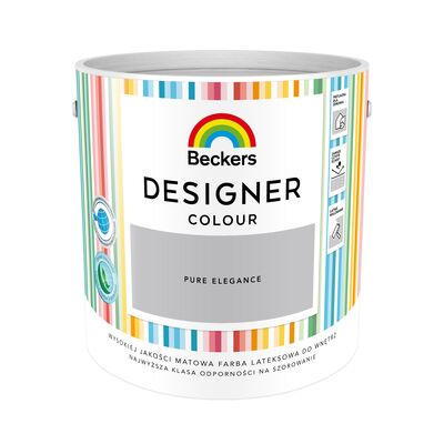Zdjęcie farba lateksowa beckers designer colour pure elegance 2,5 l