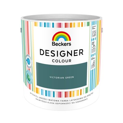Farba lateksowa Beckers Designer Colour Victorian Green 2,5 l