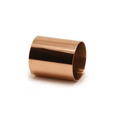 Mufa 22 mm miedziana