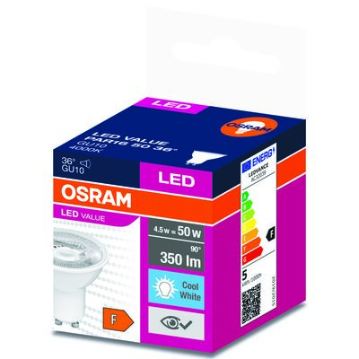 Żarówka LED 5 W/840 230 V GU10 OSRAM