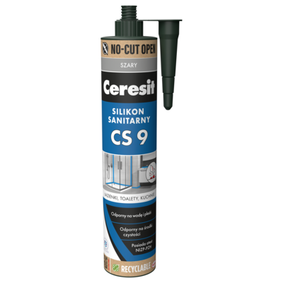 Silikon sanitarny CS9 szary 280 ml Ceresit