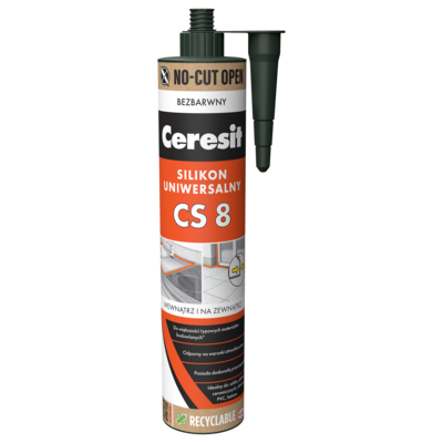 Silikon uniwersalny CS8 bezbarwny 280 ml Ceresit