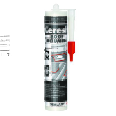 Bitumiczny uszczelniacz dekarski CS27 czarny 300 ml Ceresit