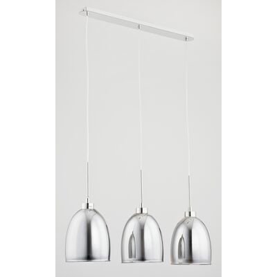 Lampa wisząca Ronda E27 3 x 60 W grafitowy