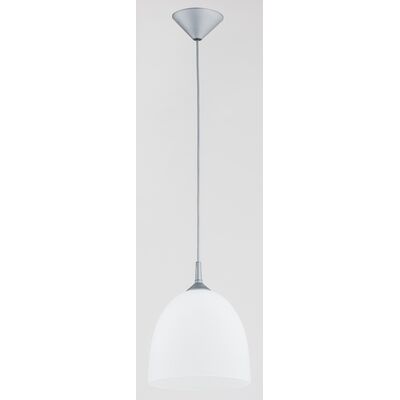 Lampa wisząca Dawid E27 1 x 60 W biały, srebrny