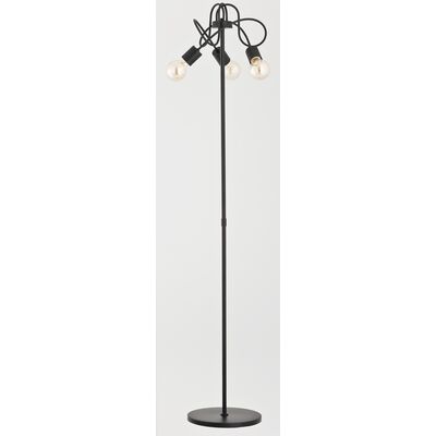 Lampa podłogowa Tango E27 3 x 60 W czarny