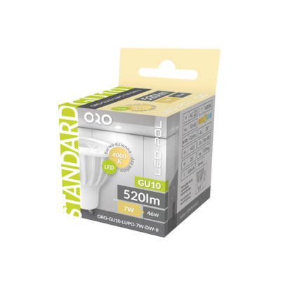 Żarówka LED ORO-GU10-LUPO-7W-DW-II