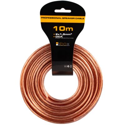 Kabel głośnikowy CCA 2 x 1,5 mm LB0008-10 Libox 10 m