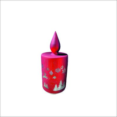 Lampion 10 LED czerwony