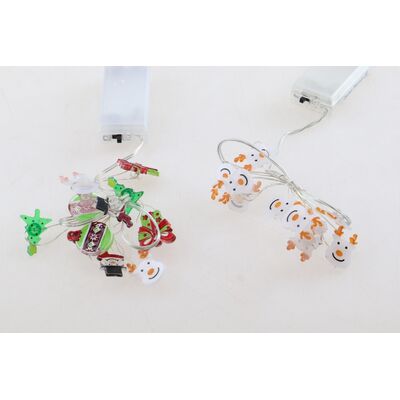 Dekoracja 10 LED mix kształtów