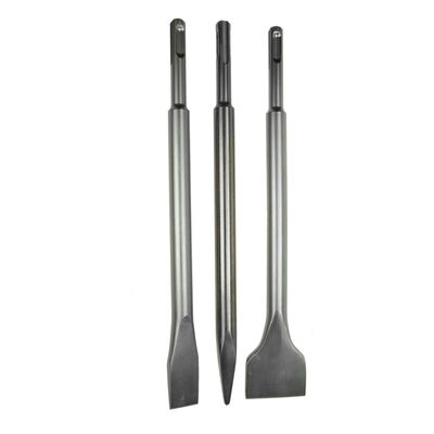Dłut płaskie 20/40 x 250 mm szpicak 14 x 250 mm zestaw 3 sztuki Jufisto