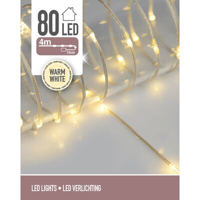Łańcuch świetlny 80 LED 395 cm ciepłe białe