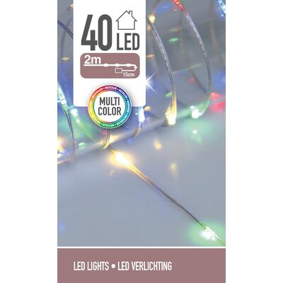 Łańcuch świetlny 40 LED 195 cm multikolor