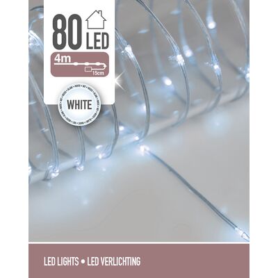 Łańcuch świetlny 80 LED 395 cm zimne białe