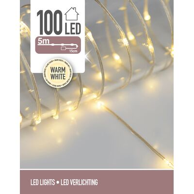 Łańcuch świetlny 100 LED 495 cm ciepłe białe
