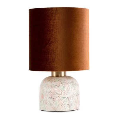 Lampa stojąca STELA 2, 23 x 23 x 38 cm rudo-zielona
