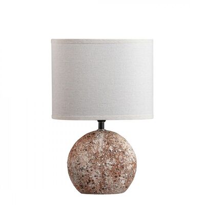 Lampa stołowa GASPAR 1, 25 x 16 x 39 cm kremowo-jasnobrązowa