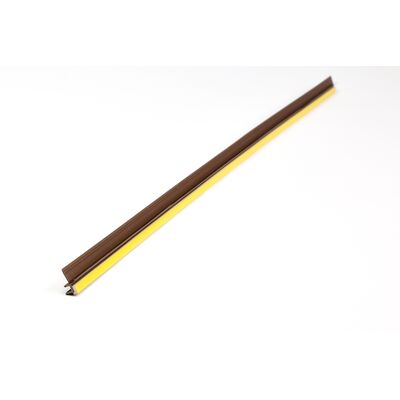 Listwa przyokienna 6 mm PVC z uszczelką brąz 2,5 m