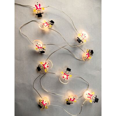 lampki 20 LED bałwanki 190 cm