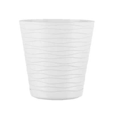 Doniczka Tedi 13 cm biała