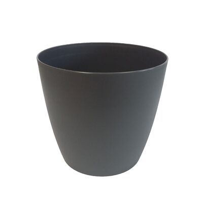 Doniczka Ella 13 cm antracyt mat